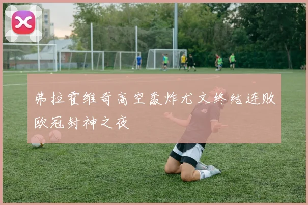 弗拉霍维奇高空轰炸尤文终结连败欧冠封神之夜